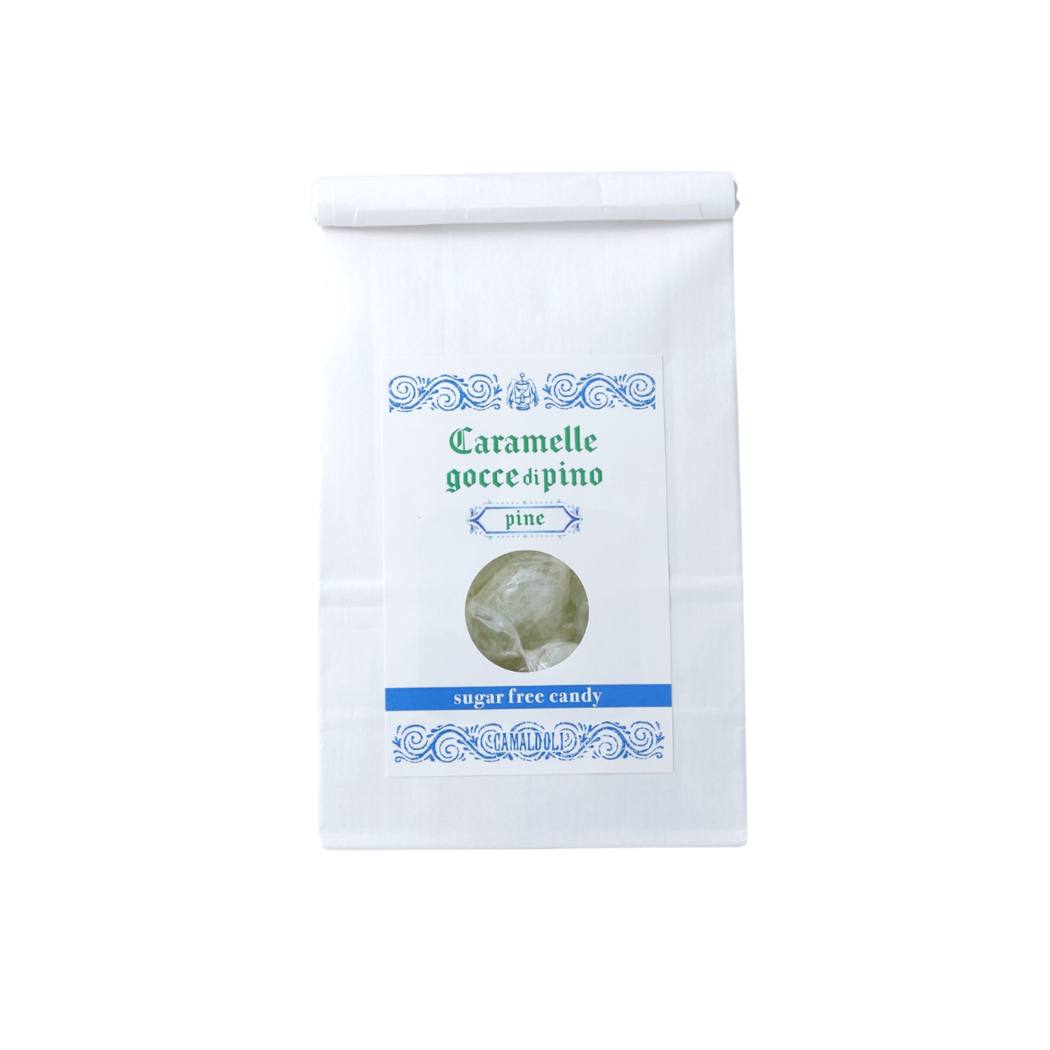 【袋入り】カマルドリの修道院キャンディ パイン(松) シュガーフリー