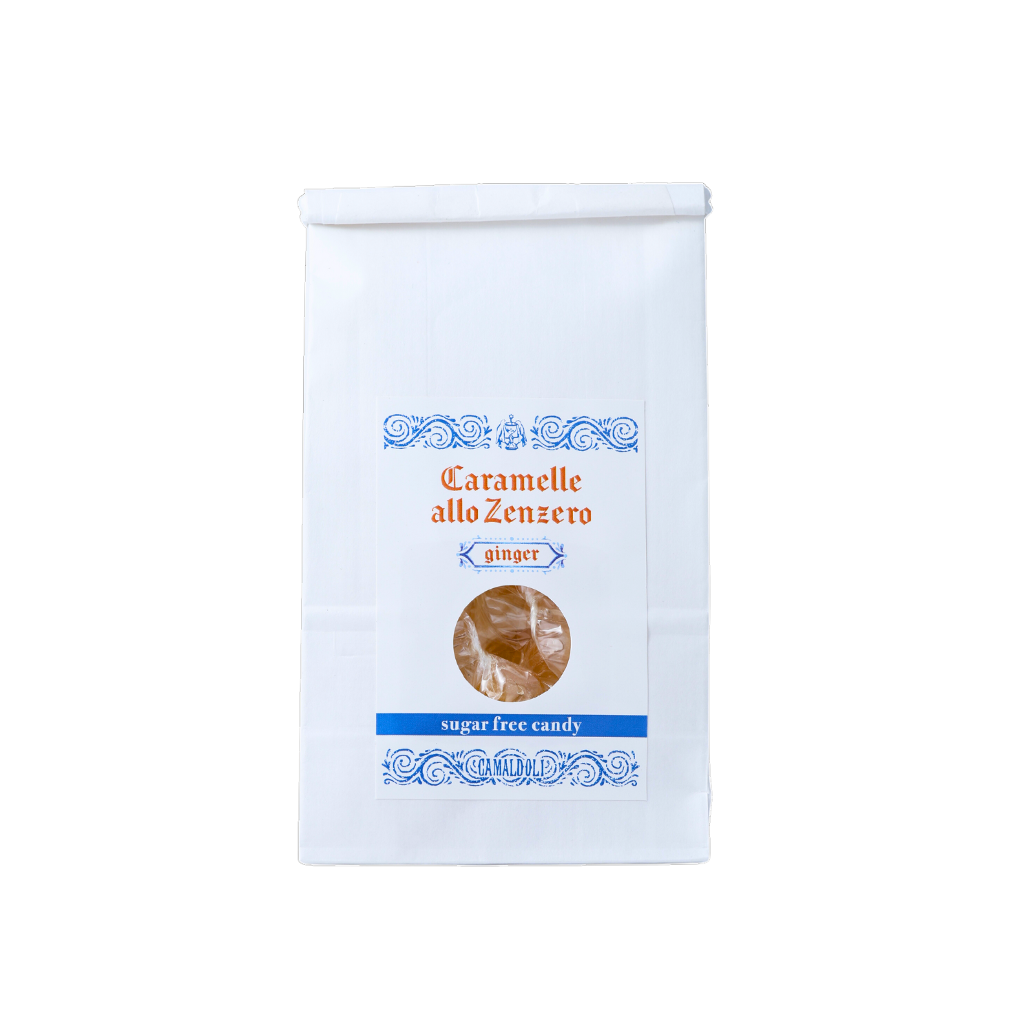 【袋入り】カマルドリの修道院キャンディ ジンジャー シュガーフリー